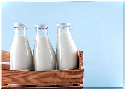 Milk bottles