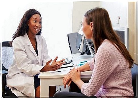 female doctor and her patient 