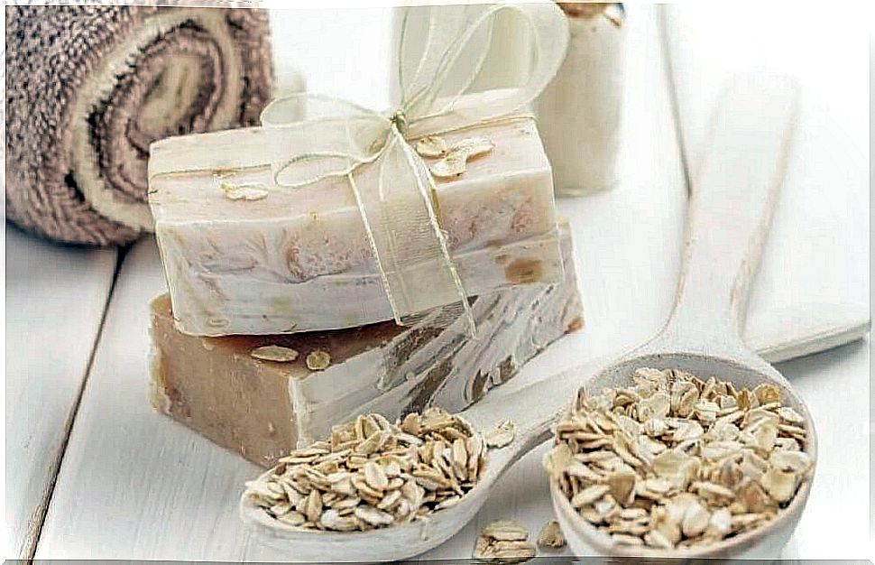 Oat soap.