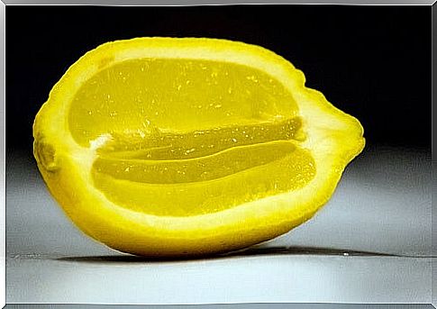 half a lemon