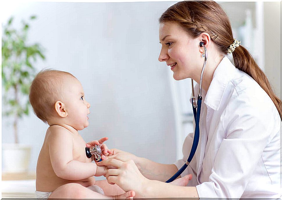 child at the doctor