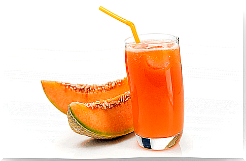 Fresh melon juice