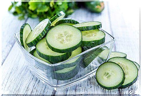 Cucumber slices