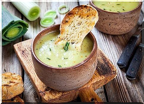 Leek soup