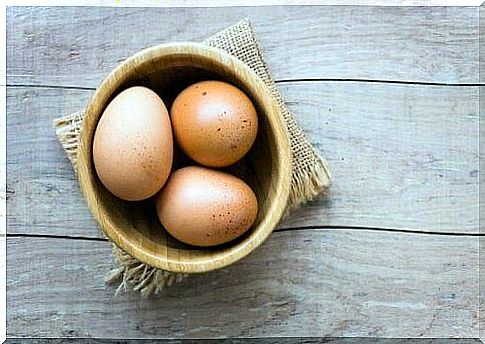 Chicken eggs