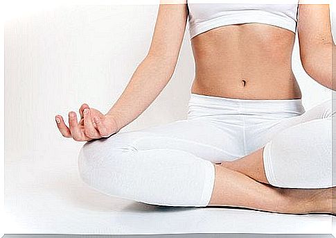 Relaxing yoga exercises